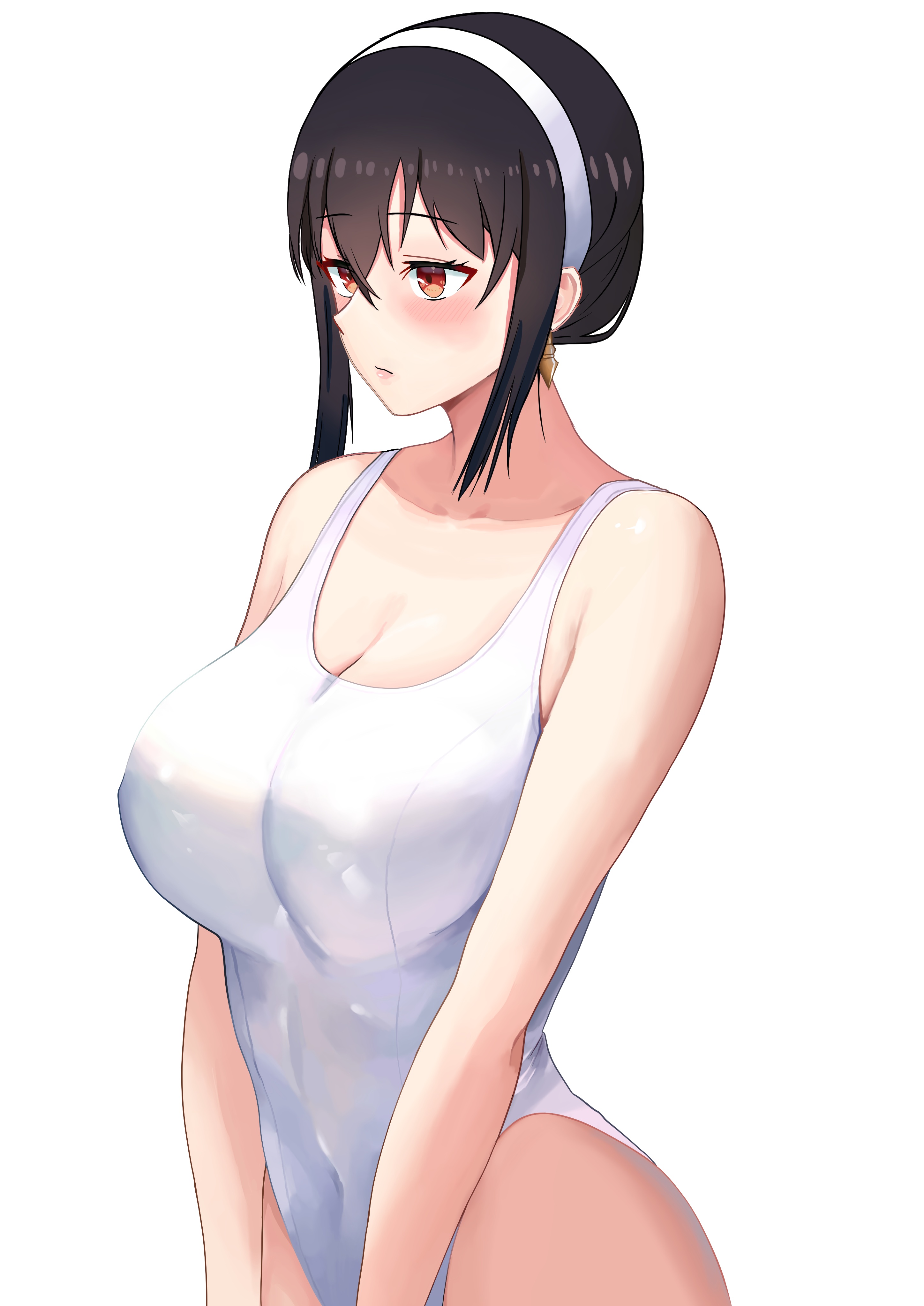 Lordfrog spy x family yor briar cleavage swimsuits 1021026 yande re